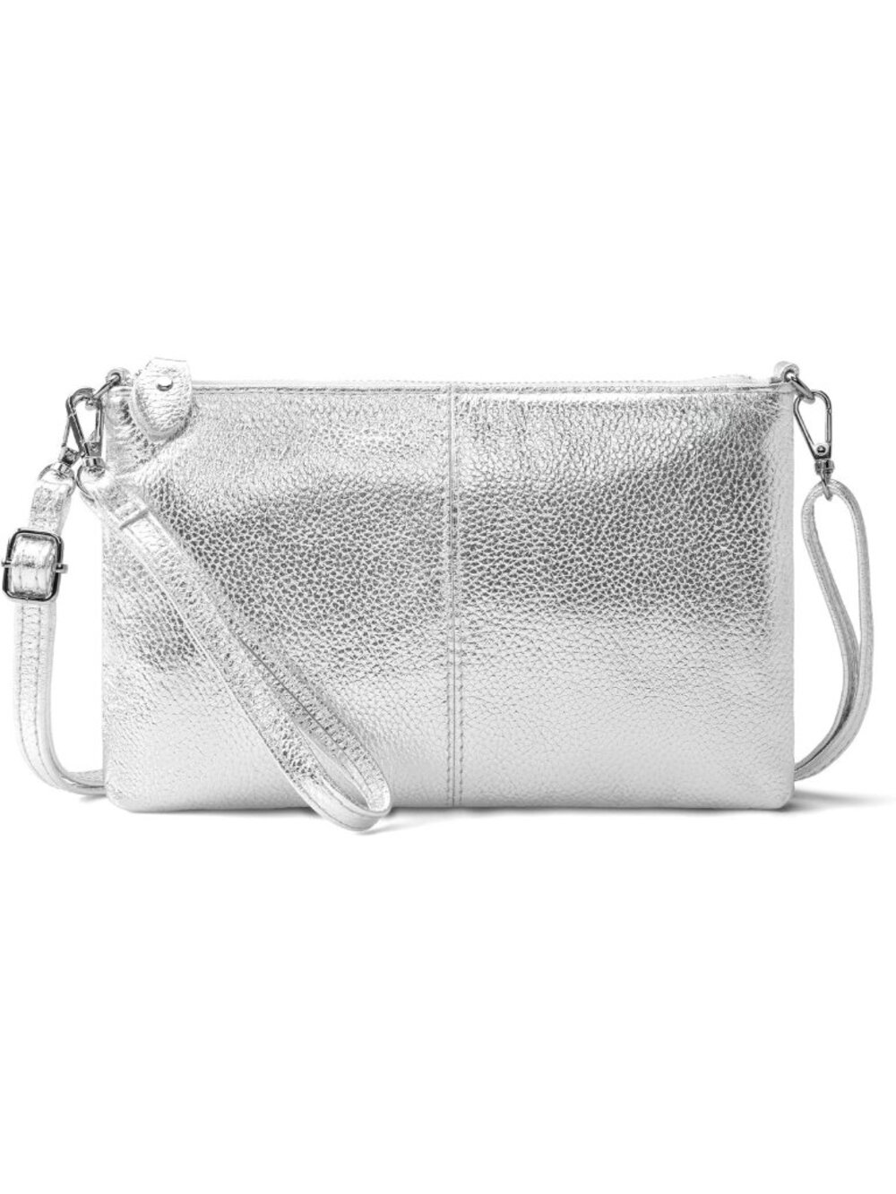 Genuine Leather Small Crossbody Bag & Wristlet Wallet for Women - Stylish Purses